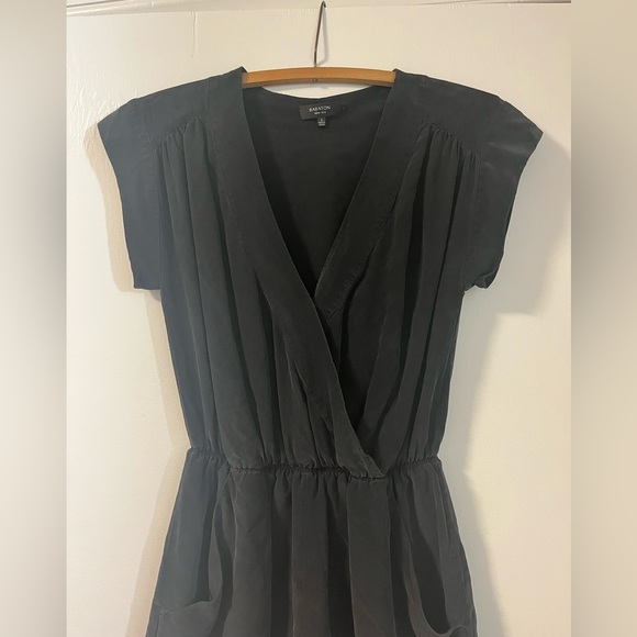 Babaton Corbett Romper - 100% Silk, black, size S. Worn once. - Picture 2 of 6